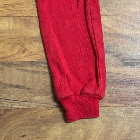 Red Long John Toddler Bass Pro Pajama Butt Flap Red Christmas Outdoors Cabin 3T - Picture 8 of 13
